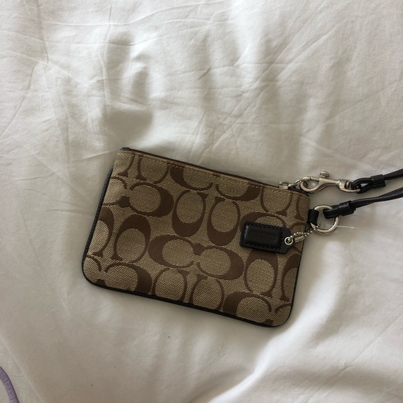 Coach brown mini wallet/clutch - Picture 2 of 2